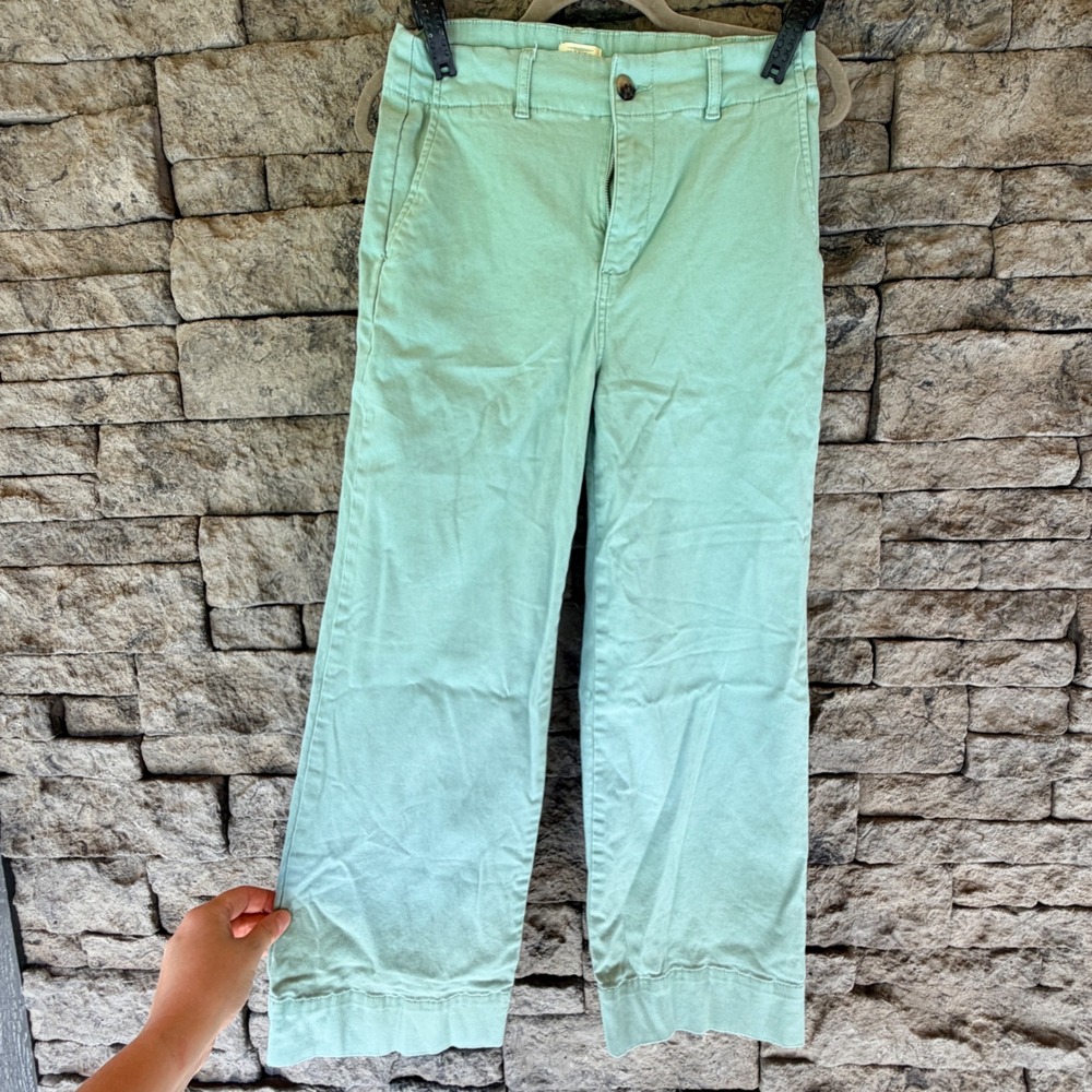 Telluride Clothing Company Pants Women Size 6 Green Stretch Gorpcore Coastal